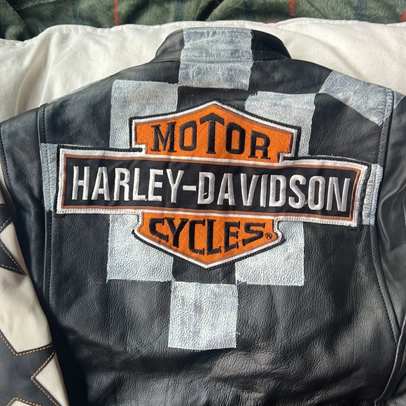 Real Leather Riding Jacket - Picture 2 of 4